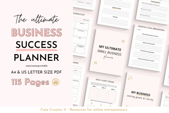 Download Printable Small Business Planner - Small business planner Collection
