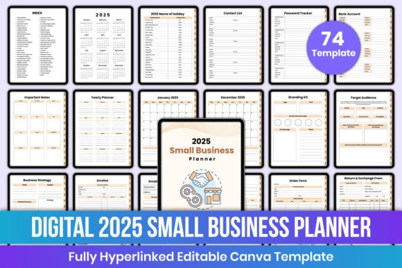 Download Digital 2025 Small Business Planner Kdp - Small business planner Collection