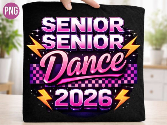 Download Retro Senior Dance 2026 Grad Party PNG - Premium Resources