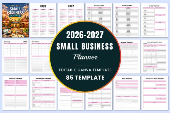 Download 2026–2027 Small Business Planner KDP - Small business planner Collection