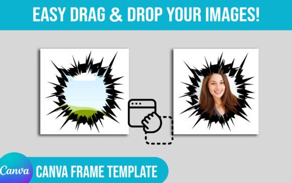 Download Canva Frames Cracked Edges Template - Premium Resources