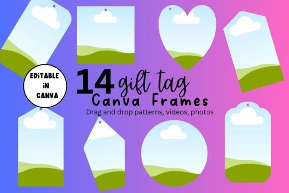 Download Gift Tags Canva Frames Template - Canva frames template Collection