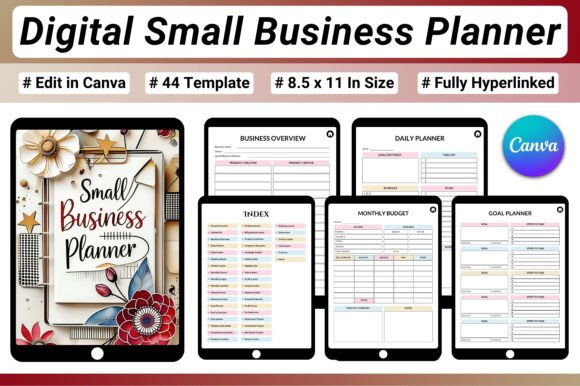Download 📈 Digital Small Business Planner - Small business planner Collection